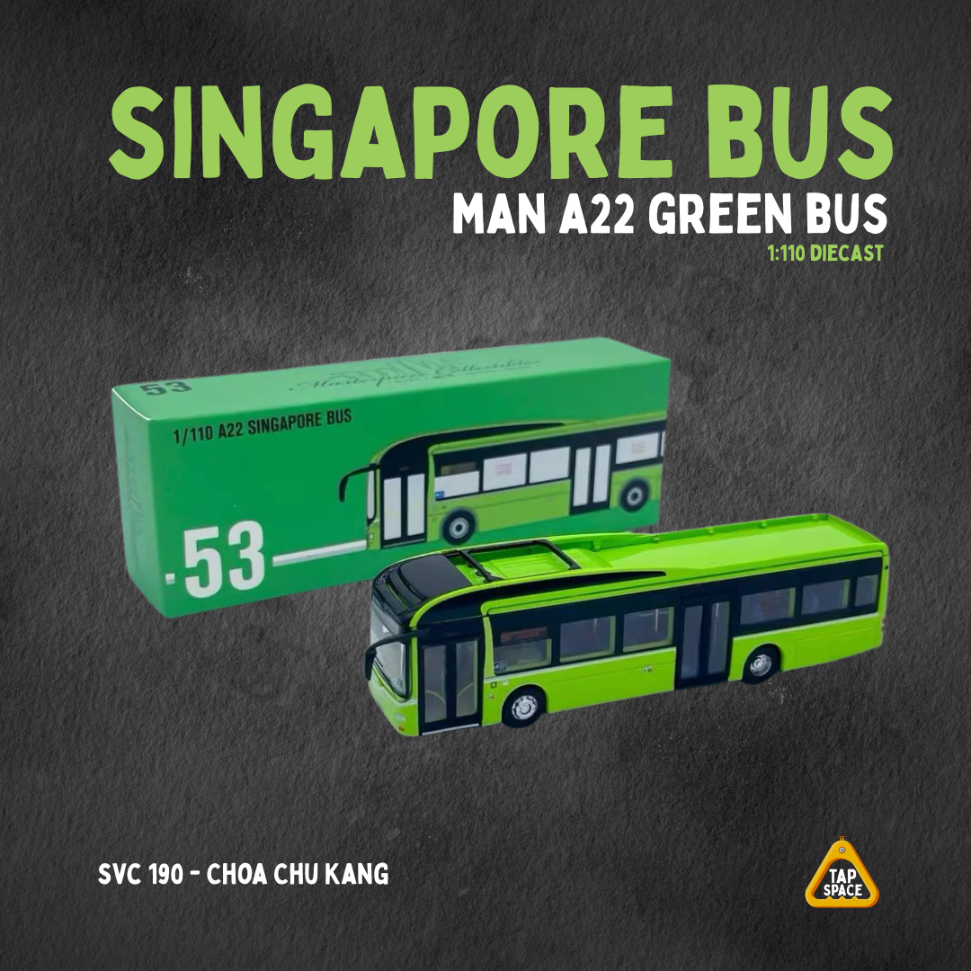 (MC) SG53 MAN A22 Green Diecast Bus - SVC 190