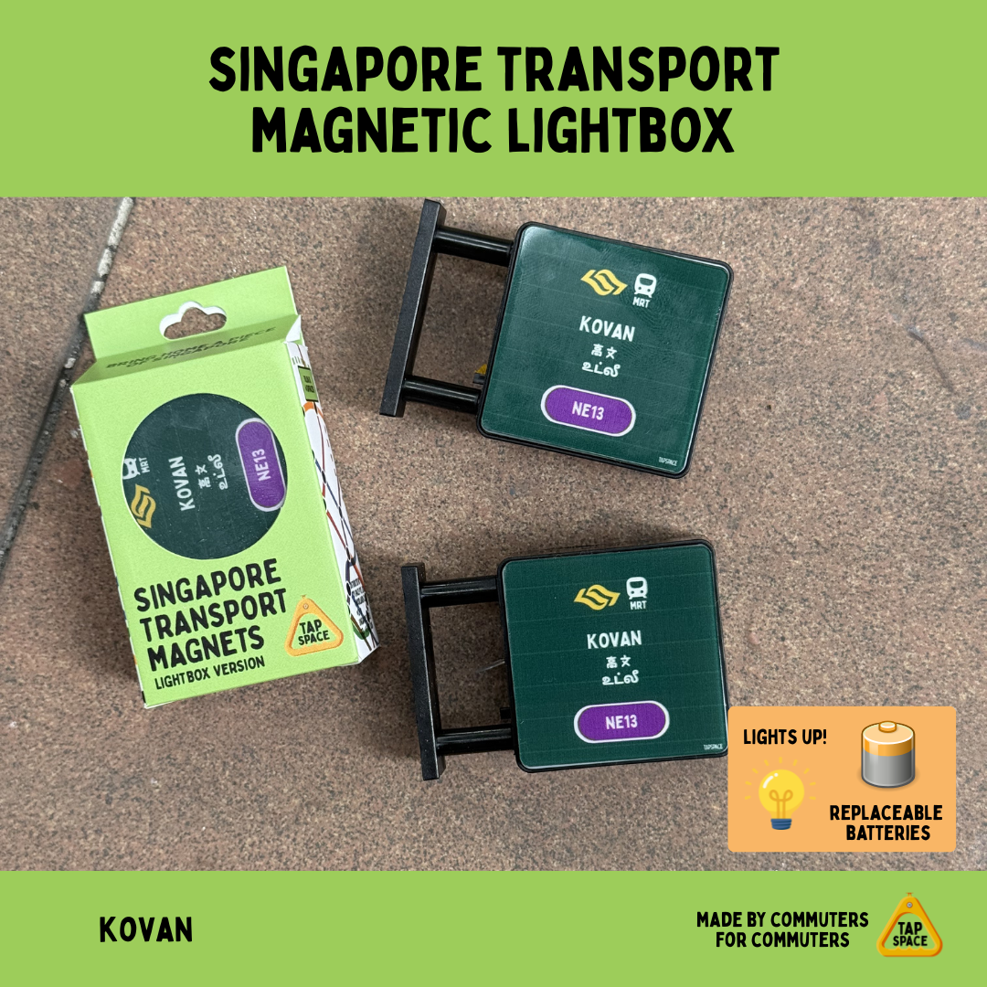 Kovan MRT Station Magnetic Lightbox