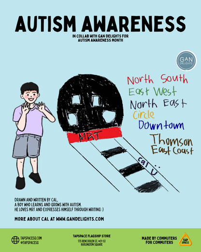 TS X GD Autism Awareness Keychain