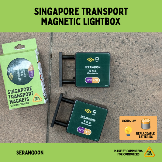 Serangoon MRT Station Magnetic Lightbox