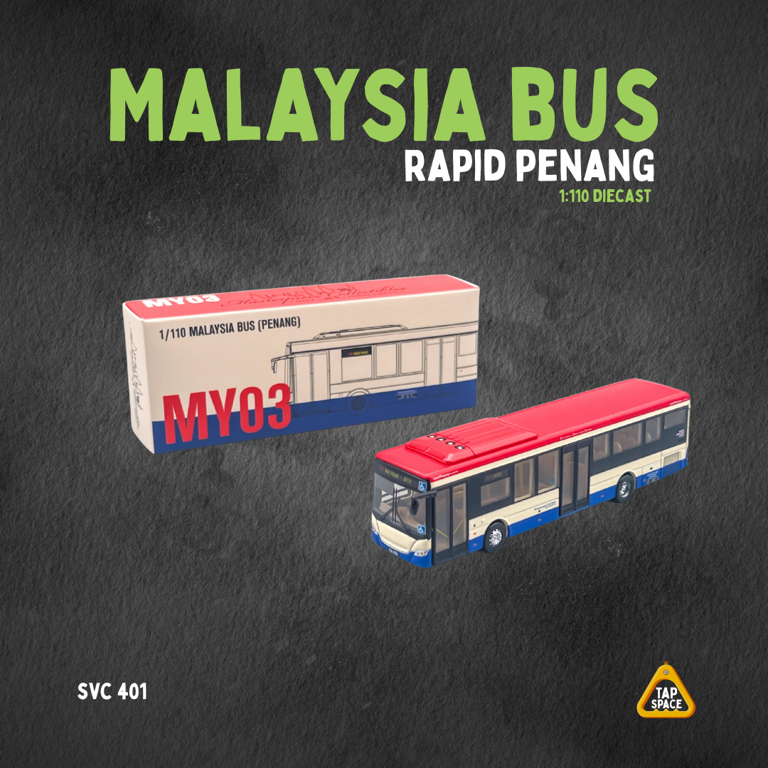 (MC) MY03 Scania KUB01 Penang Diecast Bus - SVC 401
