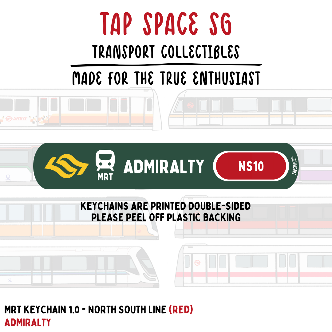 Admiralty MRT Station Keychain