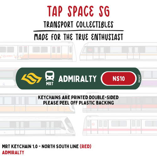 Admiralty MRT Station Keychain