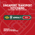 Admiralty MRT Station Keychain