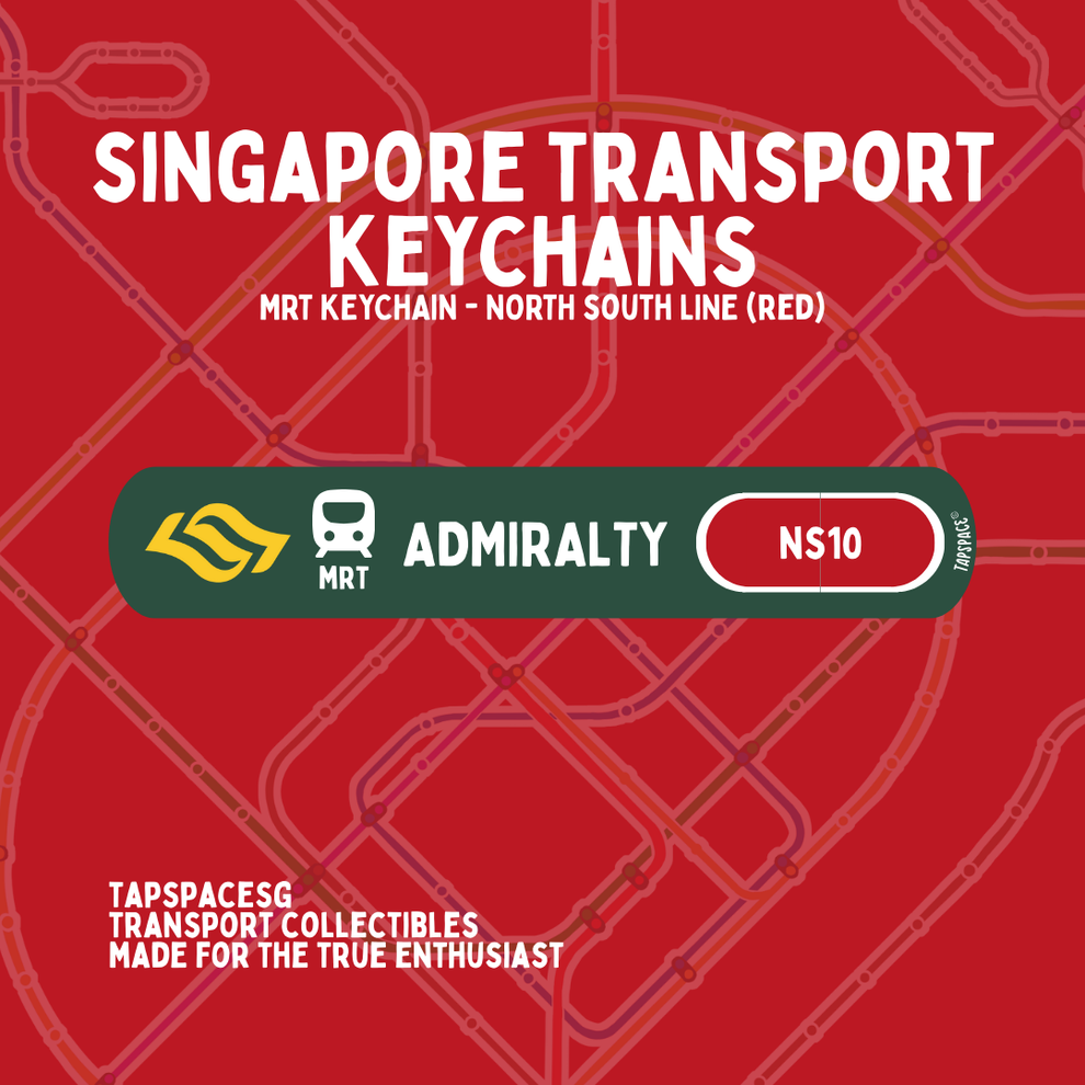 Admiralty MRT Station Keychain | Tap Space Singapore