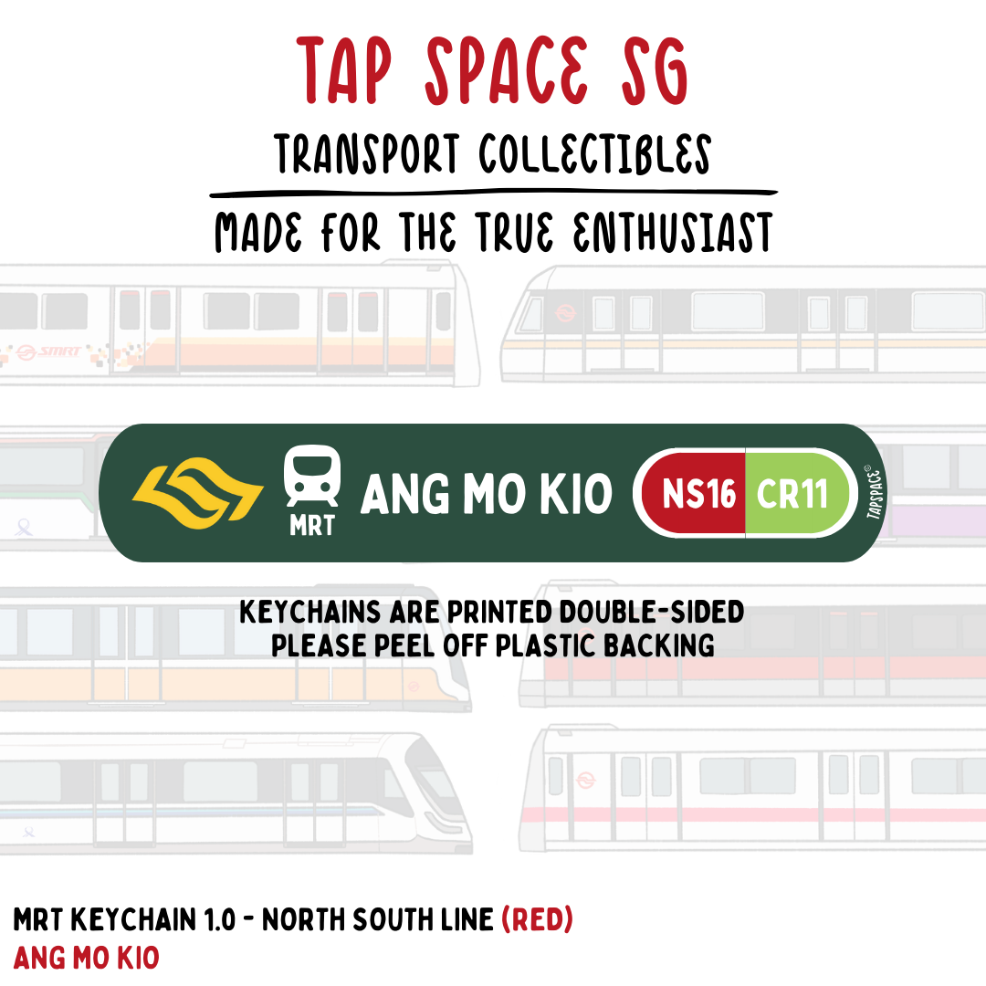 Ang Mo Kio MRT Station Keychain