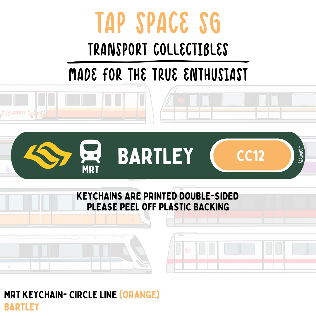 Bartley MRT Station Keychain