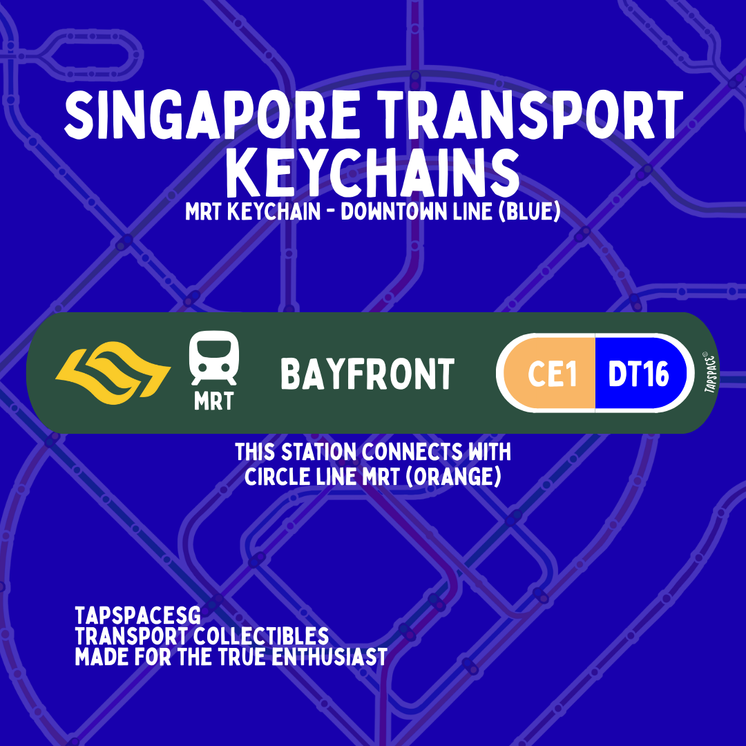Bayfront MRT Station Keychain