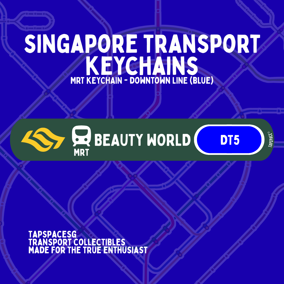 Beauty World MRT Station Keychain