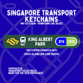 King Albert Park MRT Station Keychain
