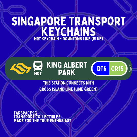 King Albert Park MRT Station Keychain