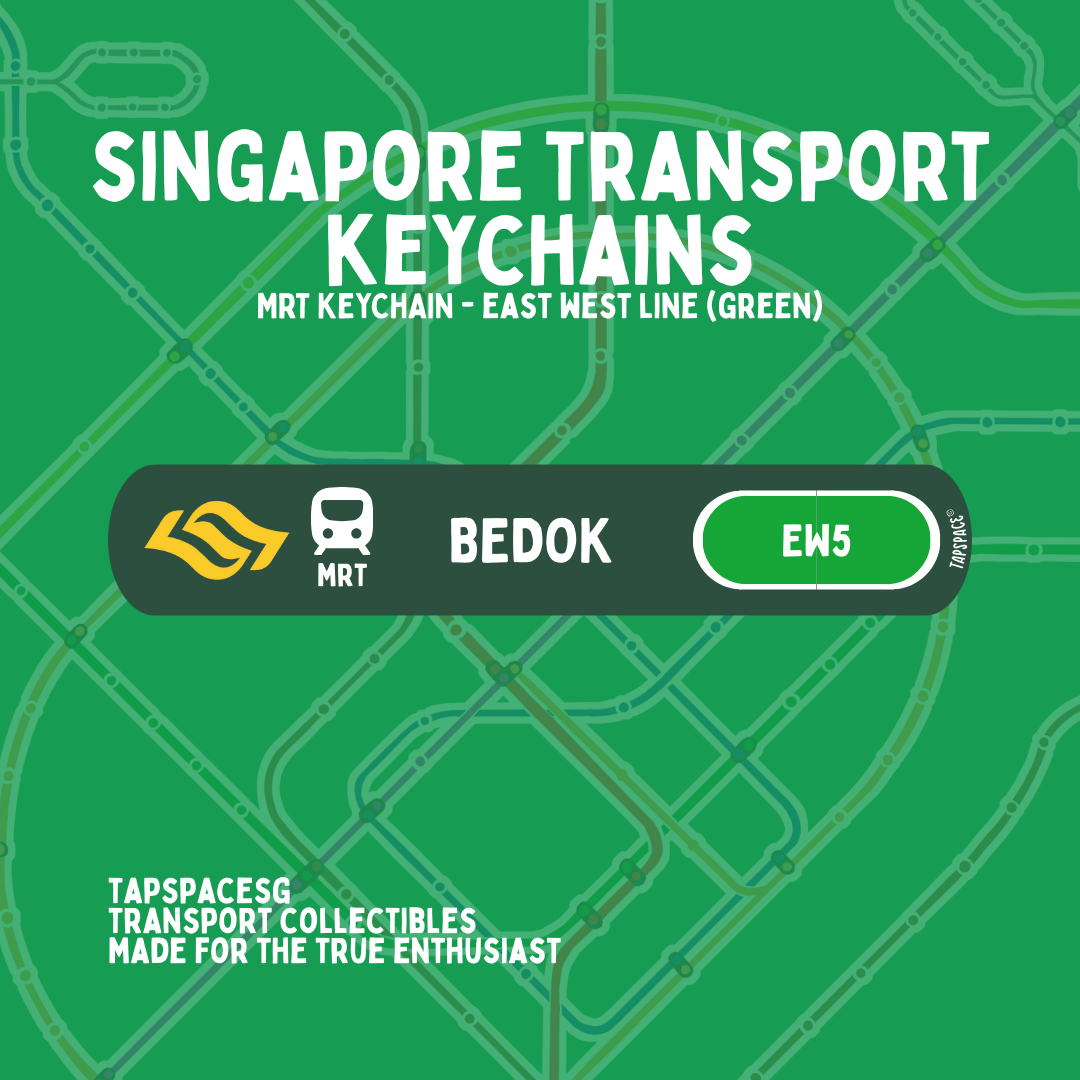 Bedok MRT Station Keychain