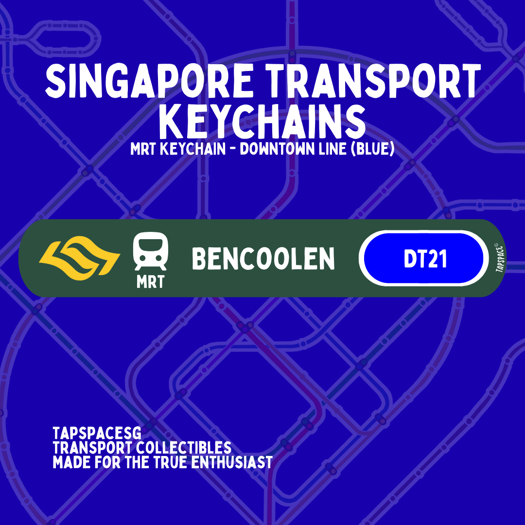 Bencoolen MRT Station Keychain