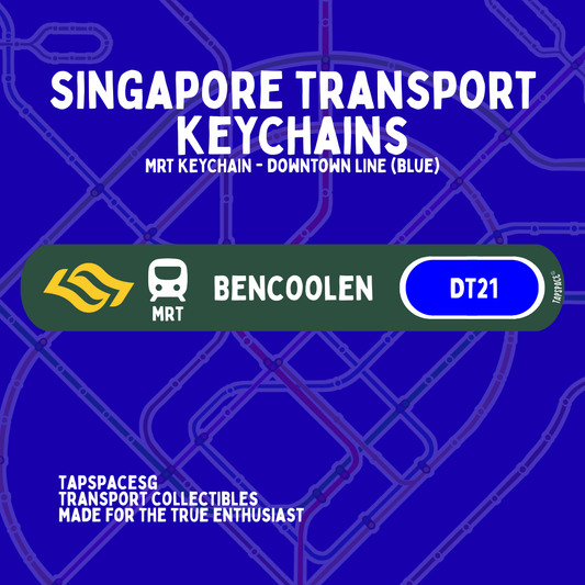 Bencoolen MRT Station Keychain