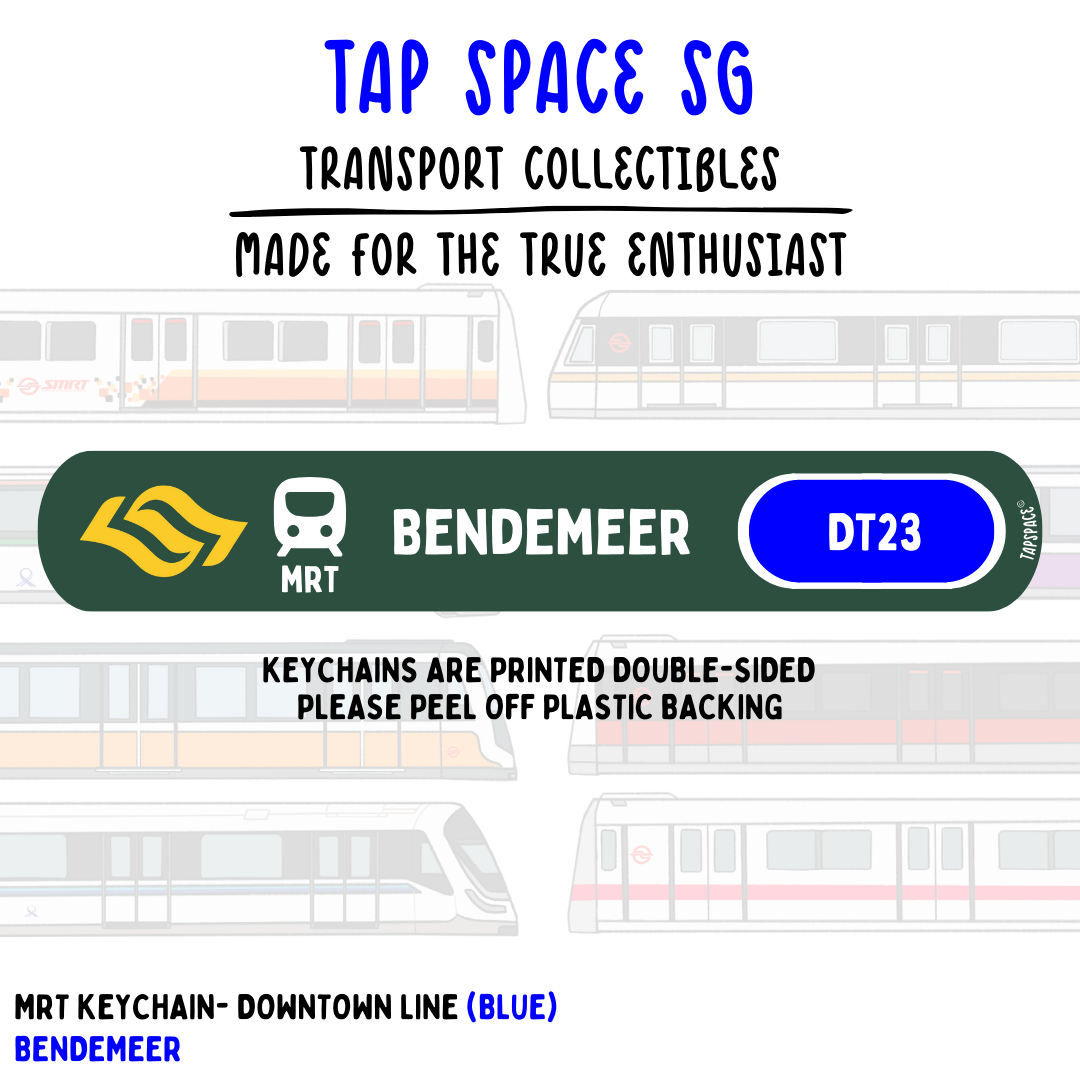 Bendemeer MRT Station Keychain