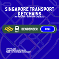 Bendemeer MRT Station Keychain