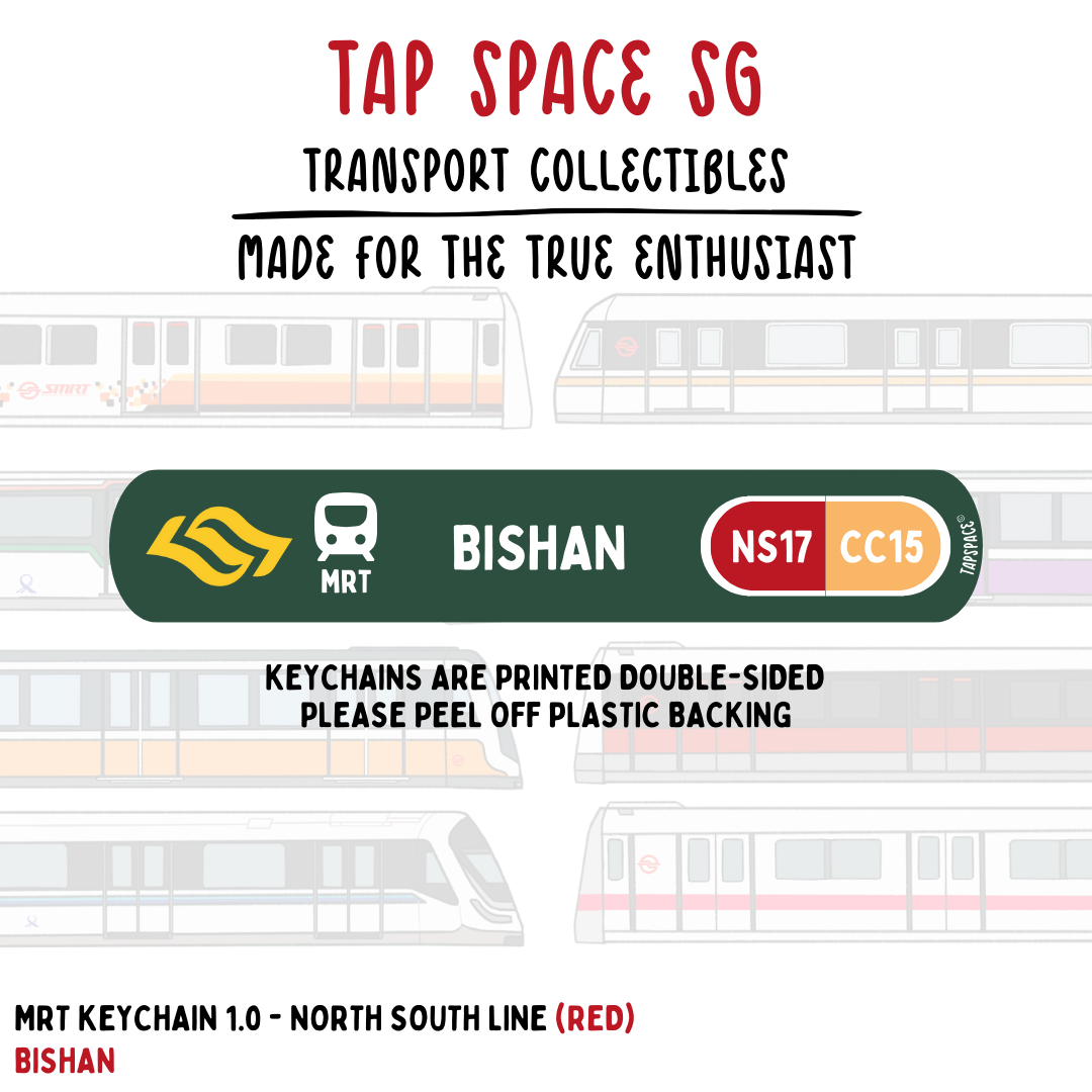 Bishan MRT Station Keychain