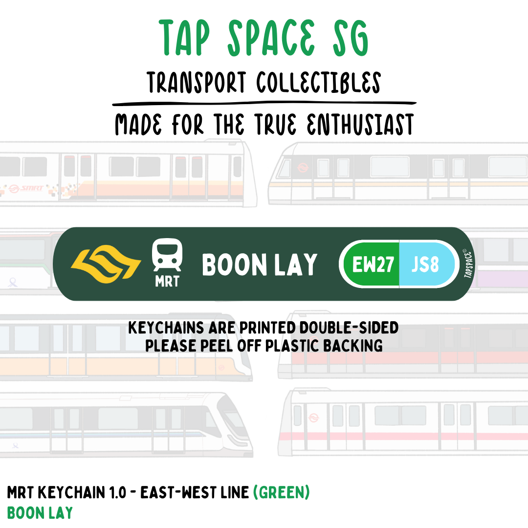 Boon Lay MRT Station Keychain