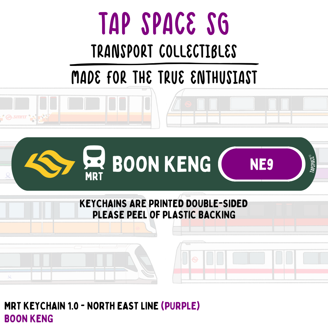 Boon Keng MRT Station Keychain