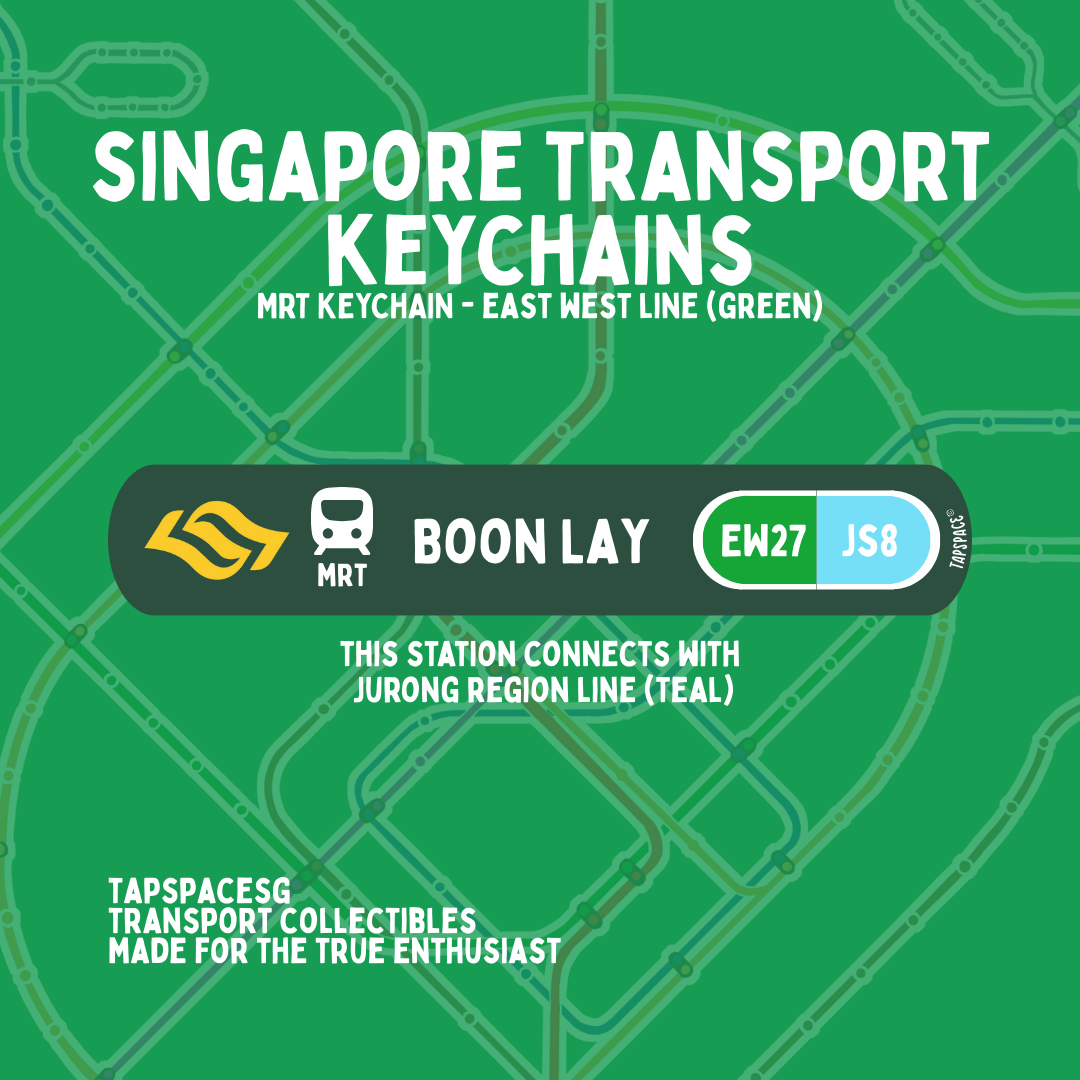 Boon Lay MRT Station Keychain
