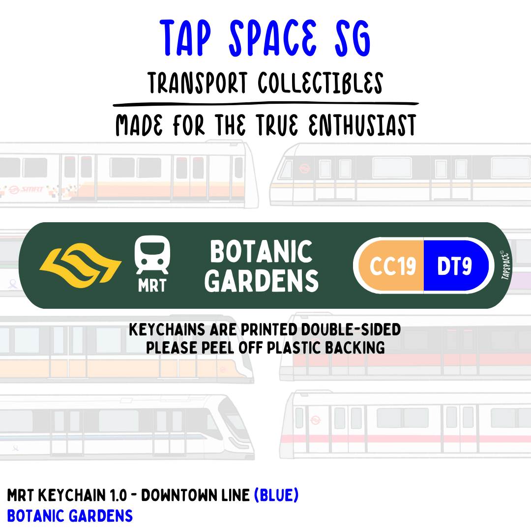 Botanic Gardens MRT Station Keychain