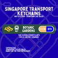 Botanic Gardens MRT Station Keychain