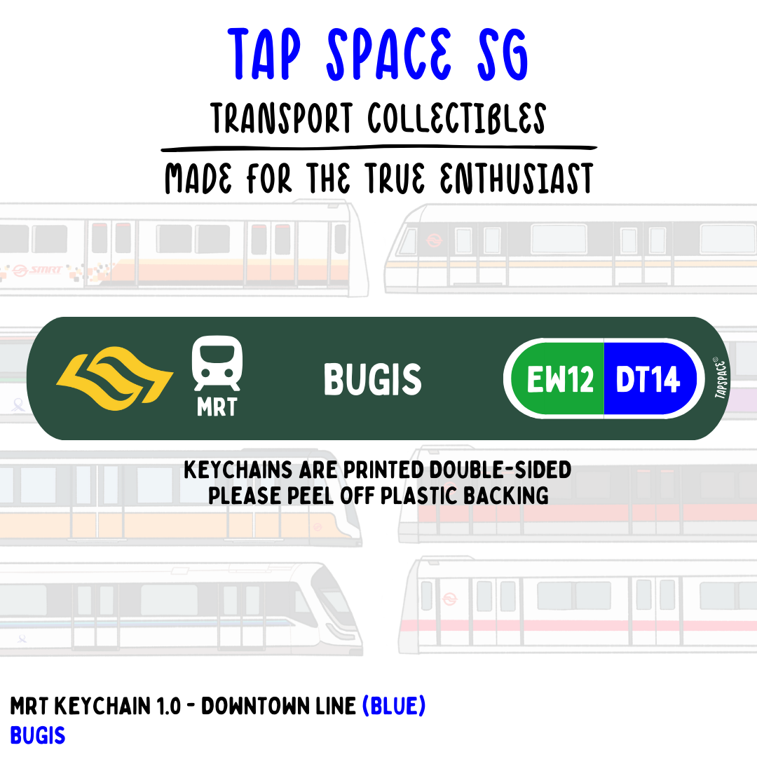 Bugis MRT Station Keychain