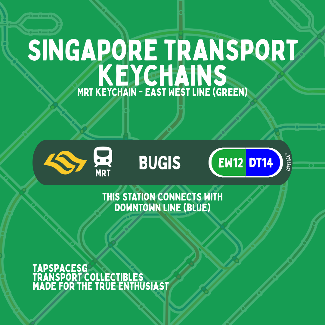 Bugis MRT Station Keychain
