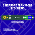 Bugis MRT Station Keychain
