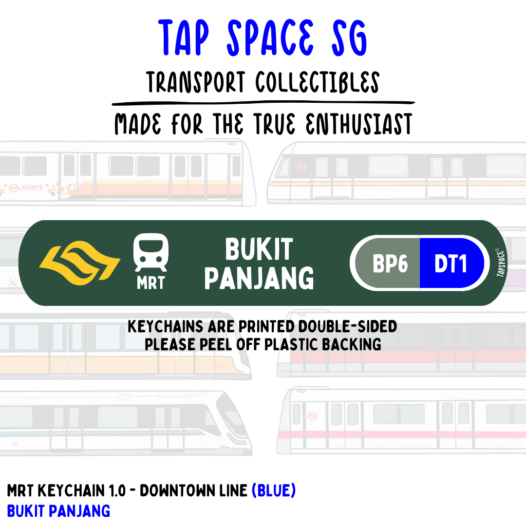 Bukit Panjang MRT Station Keychain