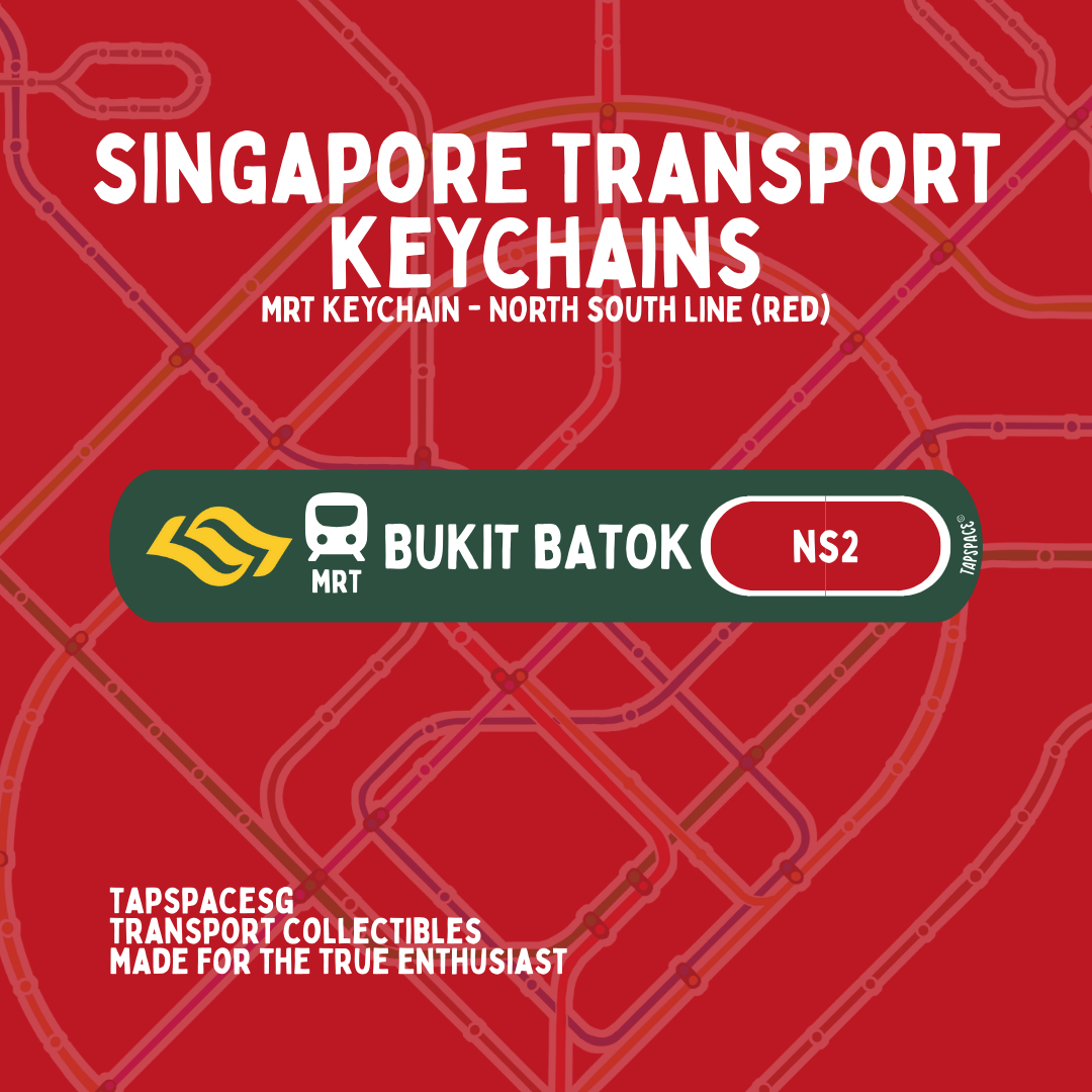 Bukit Batok MRT Station Keychain