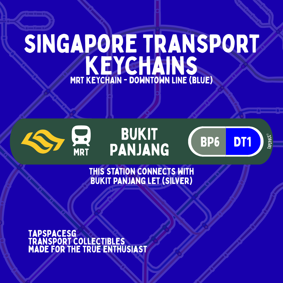 Bukit Panjang MRT Station Keychain