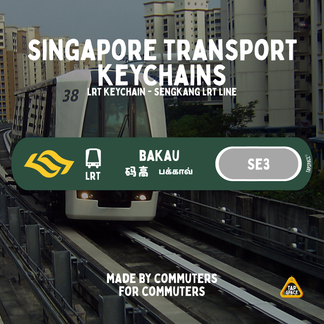 Bakau Sengkang LRT Station Keychain