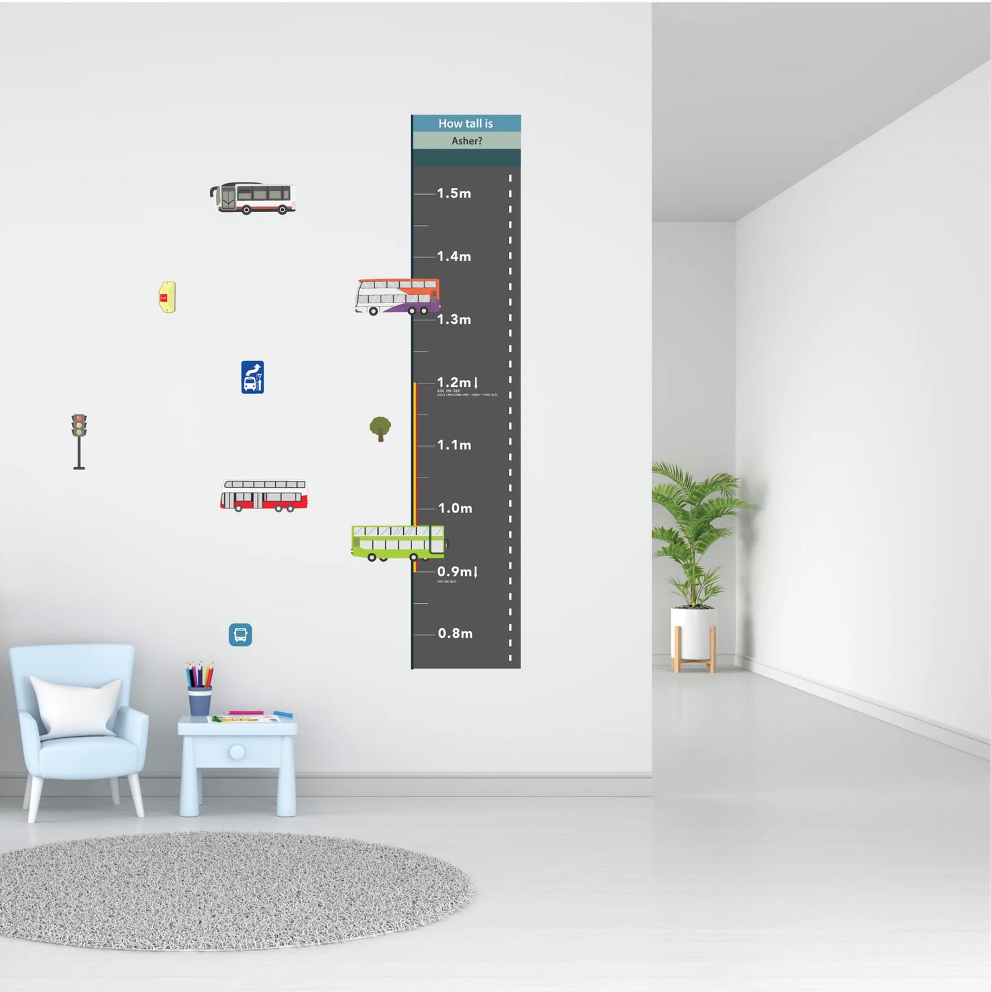 Height Chart | Interactive Wall Decal
