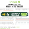 Changi Airport Terminal 5 MRT Station Keychain