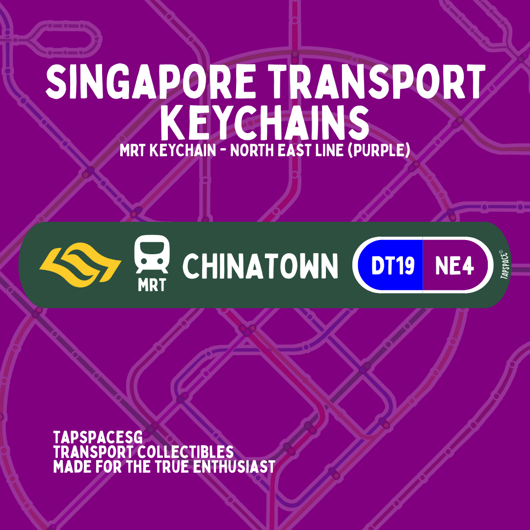 Chinatown MRT Station Keychain