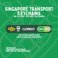 Clementi MRT Station Keychain