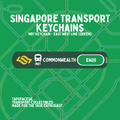 Commonwealth MRT Station Keychain