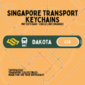 Dakota MRT Station Keychain