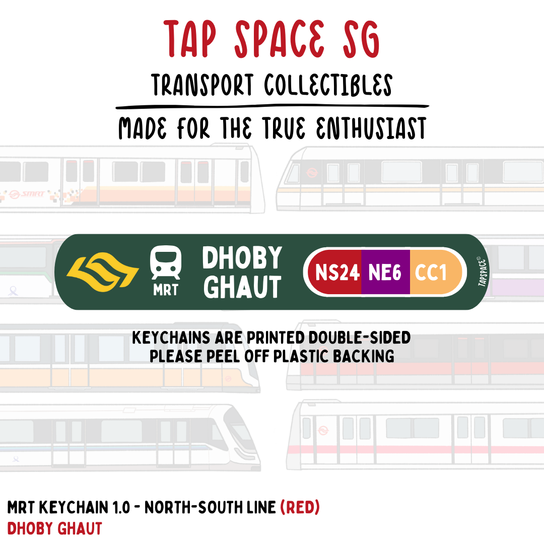 Dhoby Ghaut MRT Station Keychain