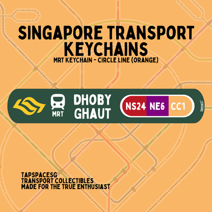 Dhoby Ghaut MRT Station Keychain