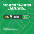 Dover MRT Station Keychain