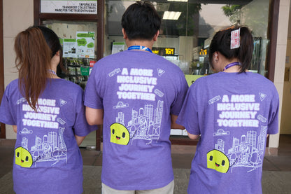 Tap Space × The Purple Parade – “A More Inclusive Journey Together” T-Shirt 💜