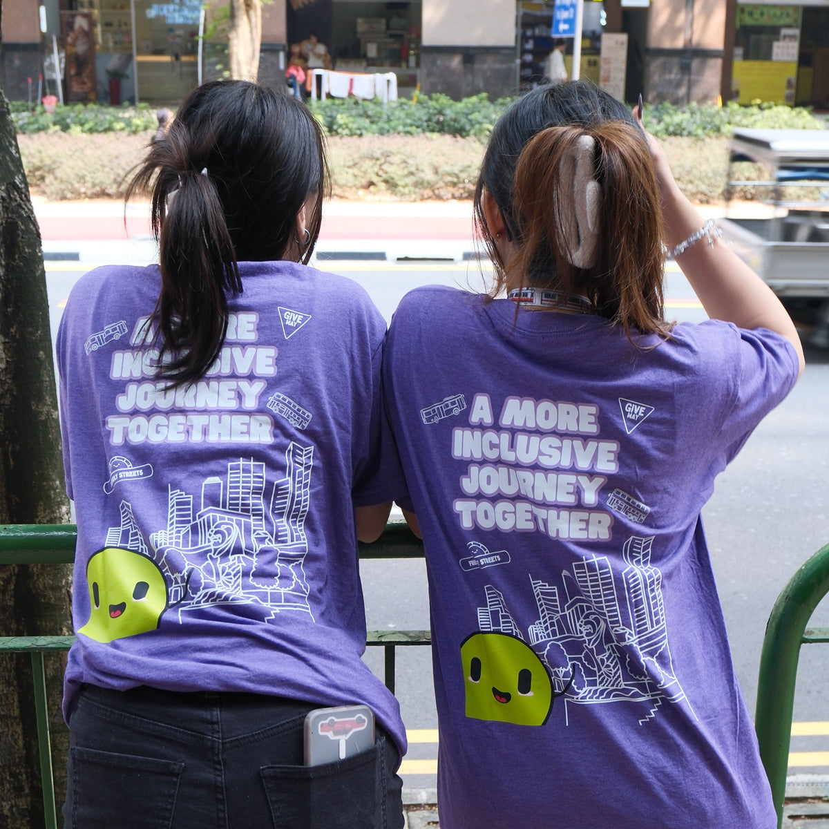 Tap Space × The Purple Parade – “A More Inclusive Journey Together” T-Shirt 💜