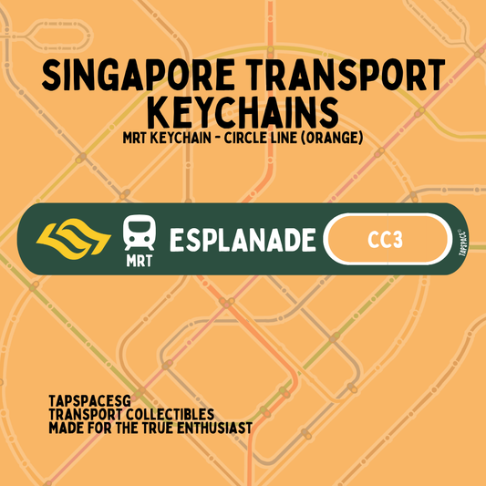 Esplanade MRT Station Keychain