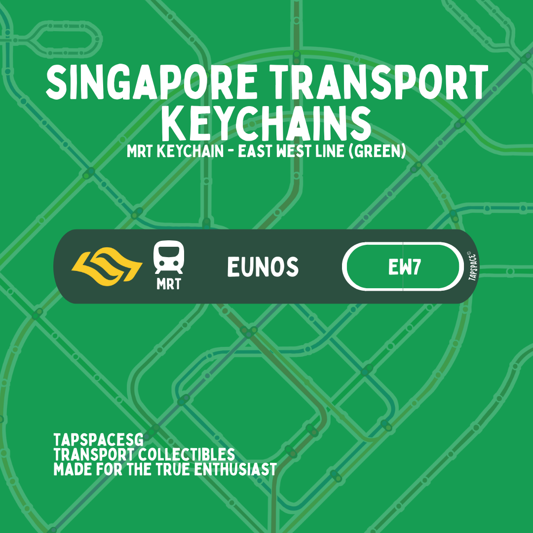 Eunos MRT Station Keychain