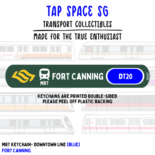 Fort Canning MRT Station Keychain