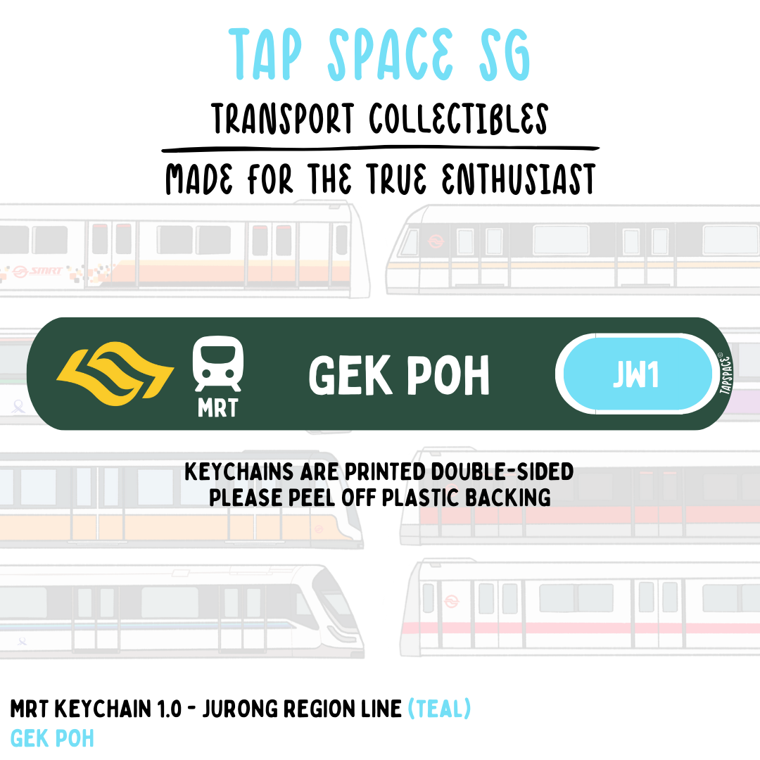 Gek Poh MRT Station Keychain