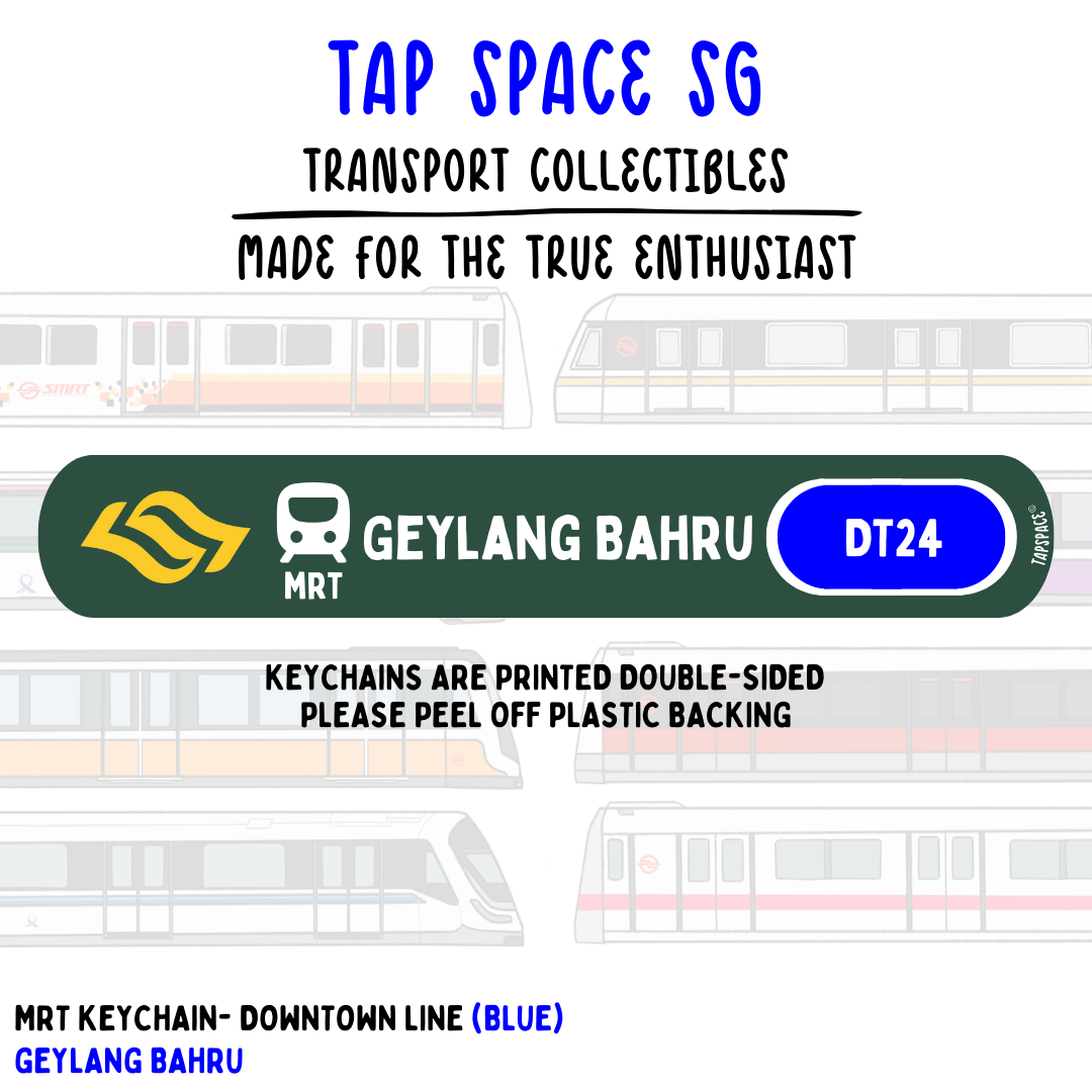 Geylang Bahru MRT Station Keychain