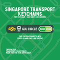Gul Circle MRT Station Keychain